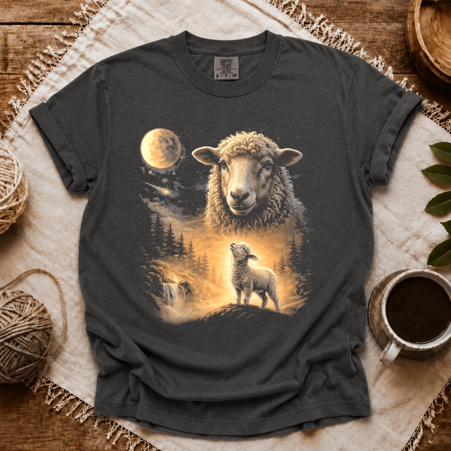 Comfort Colors Ewe Under The Moon T-shirt