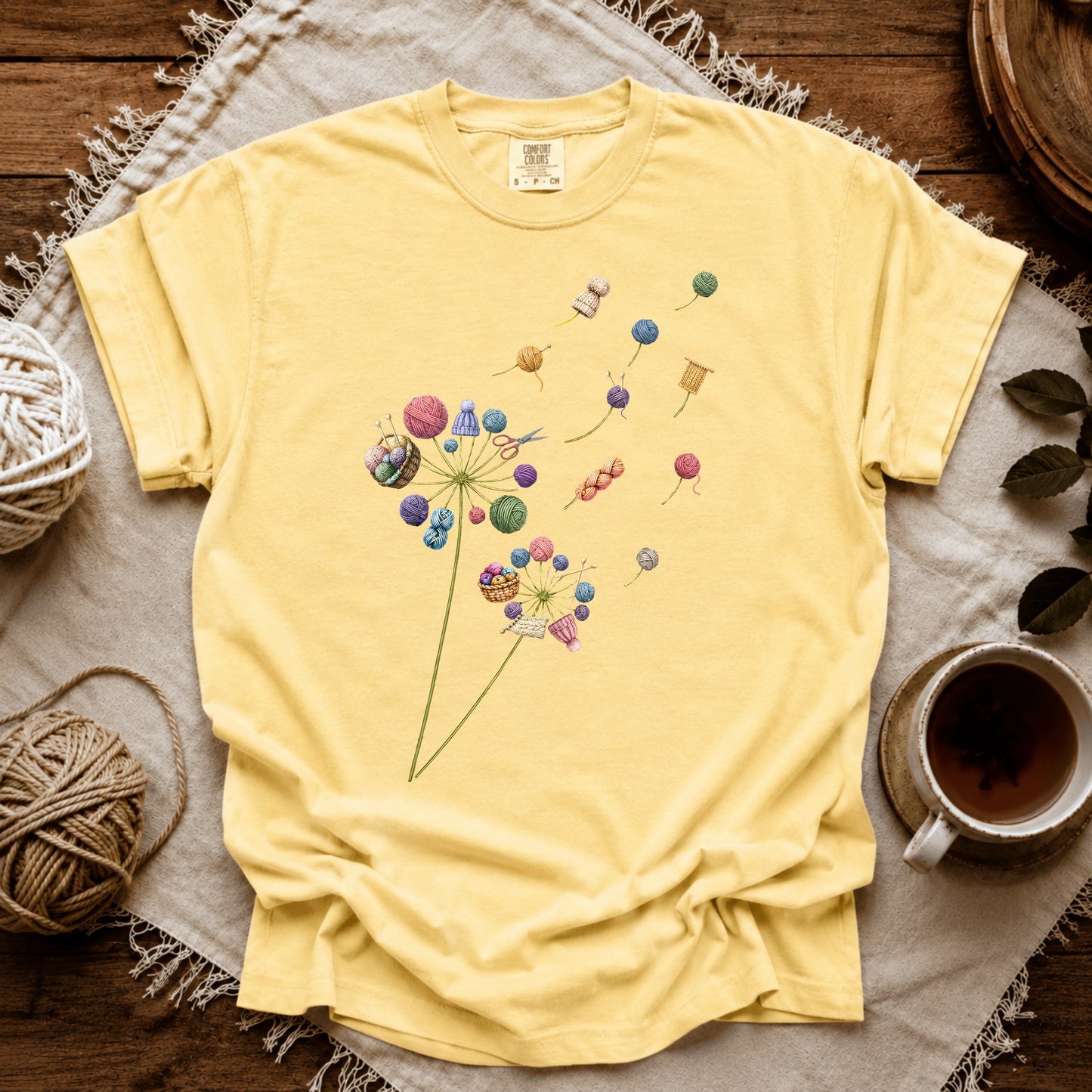 Comfort Colors Knitting Away T-shirt