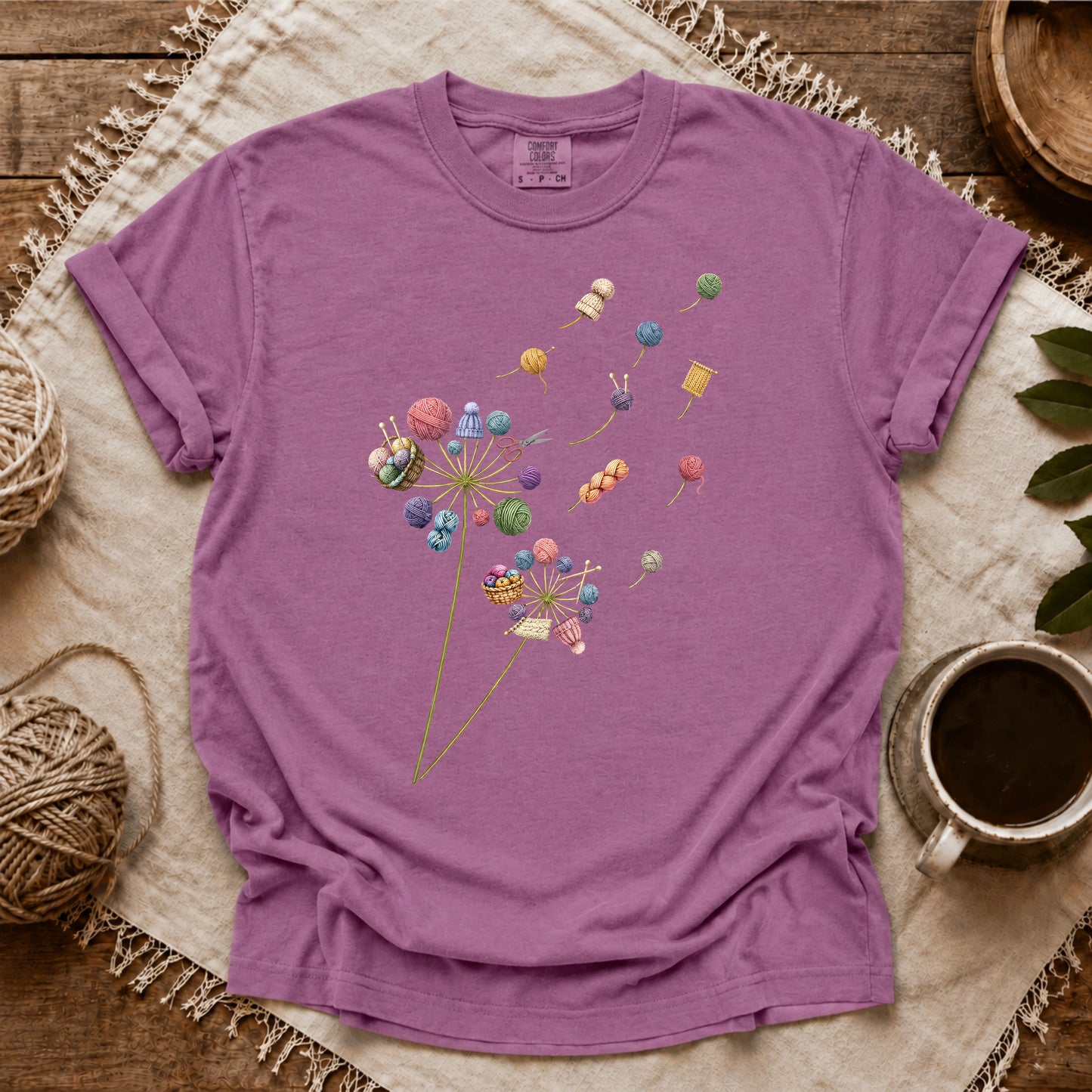 Comfort Colors Knitting Away T-shirt