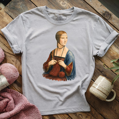 Lady With Knitting T-shirt
