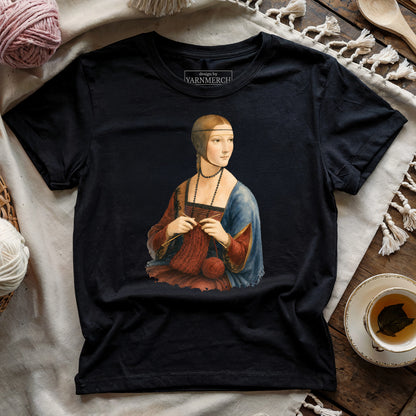 Lady With Knitting T-shirt