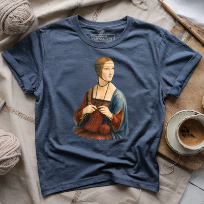 Lady With Knitting T-shirt