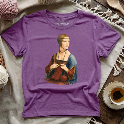 Lady With Knitting T-shirt