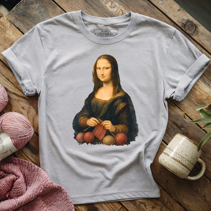 Mona Lisa Knitting T-shirt