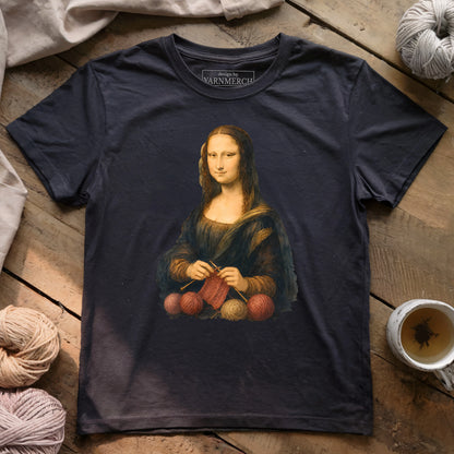 Mona Lisa Knitting T-shirt