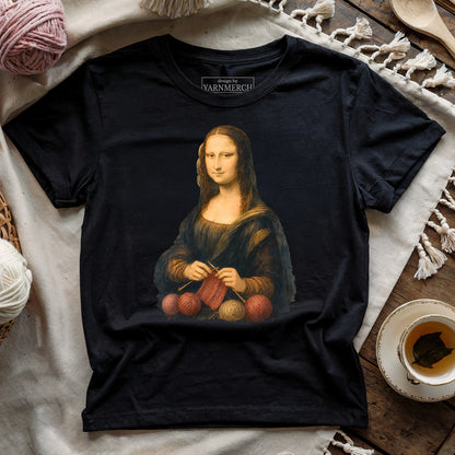 Mona Lisa Knitting T-shirt