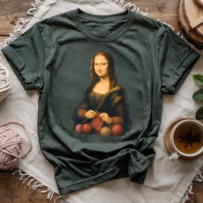 Mona Lisa Knitting T-shirt