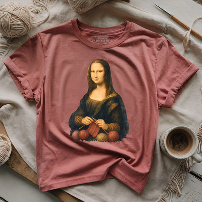 Mona Lisa Knitting T-shirt