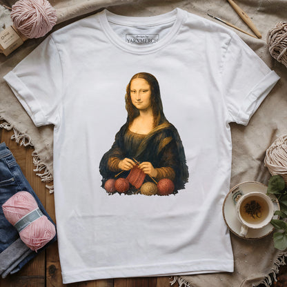 Mona Lisa Knitting T-shirt