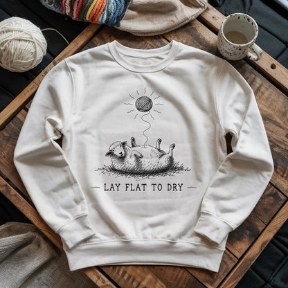 Lay Flat To Dry Sheep Sweatshirt
