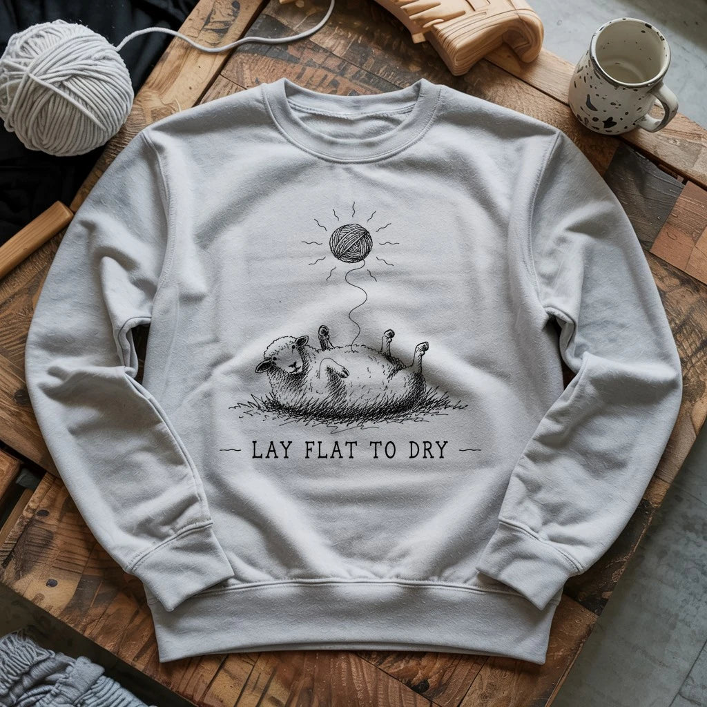Lay Flat To Dry Sheep Sweatshirt