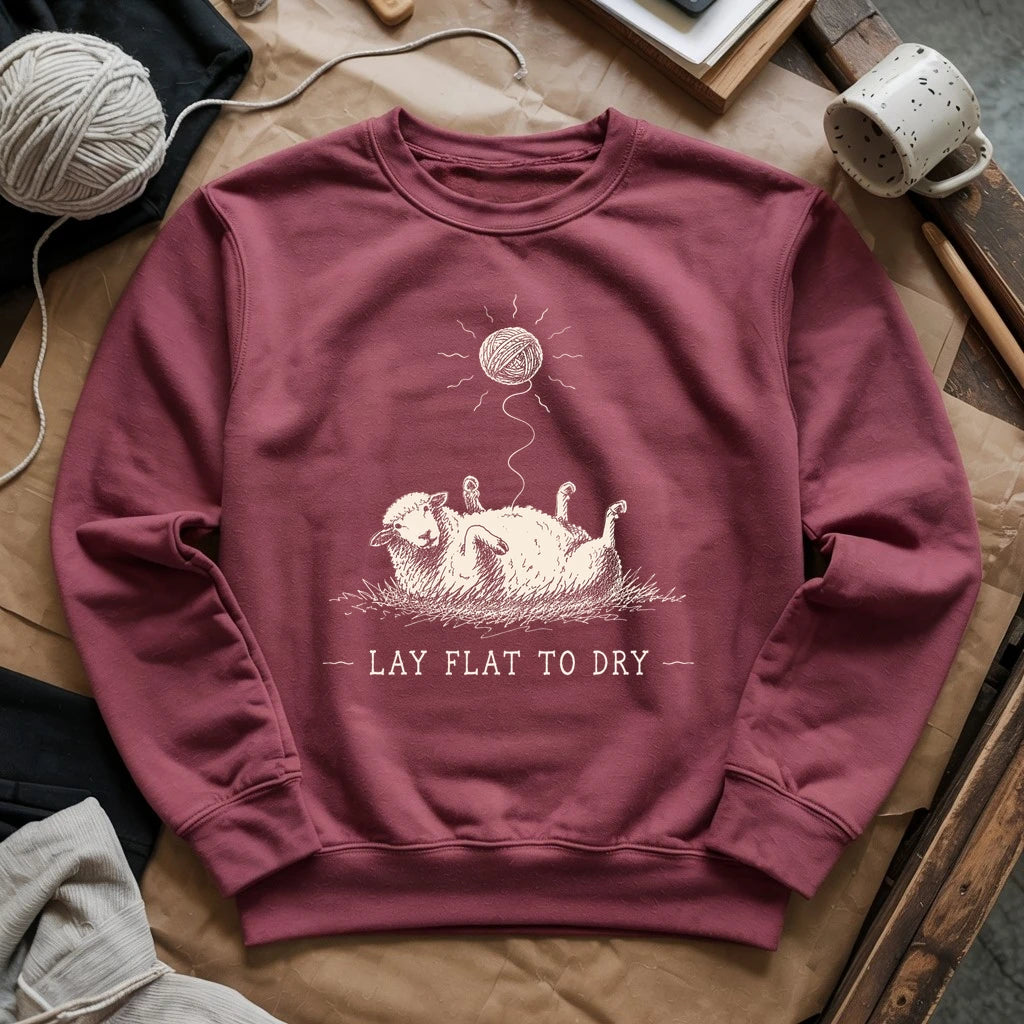 Lay Flat To Dry Sheep Sweatshirt