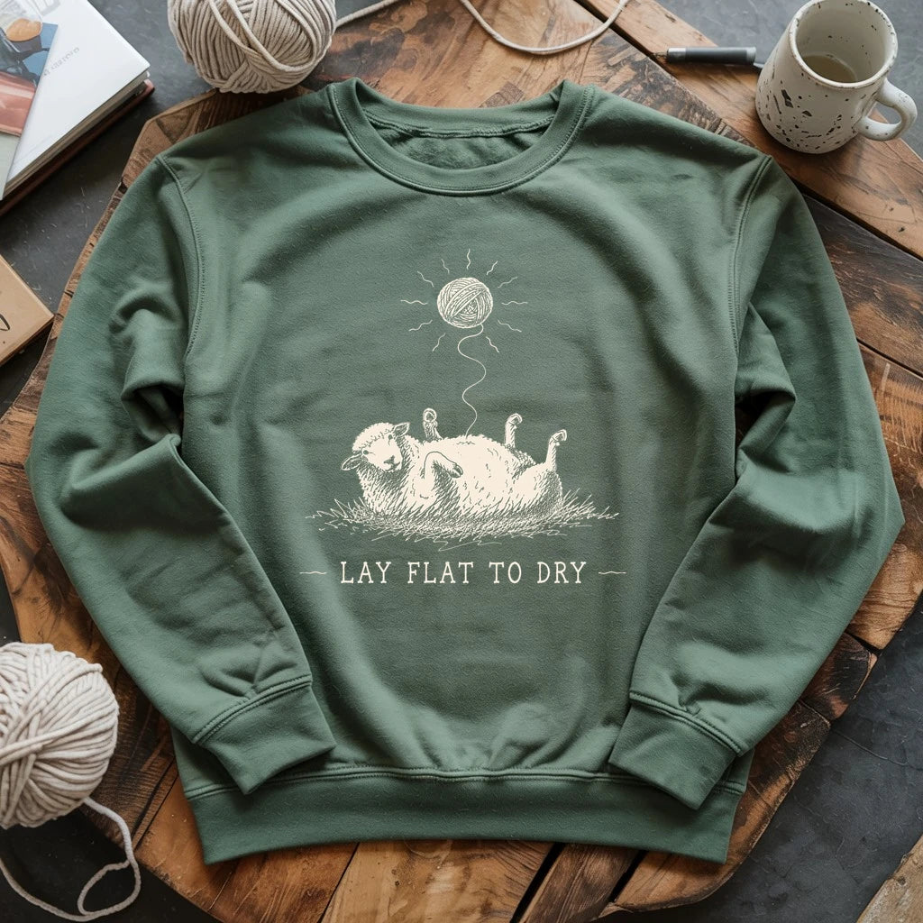 Lay Flat To Dry Sheep Sweatshirt