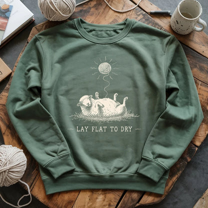 Lay Flat To Dry Sheep Sweatshirt