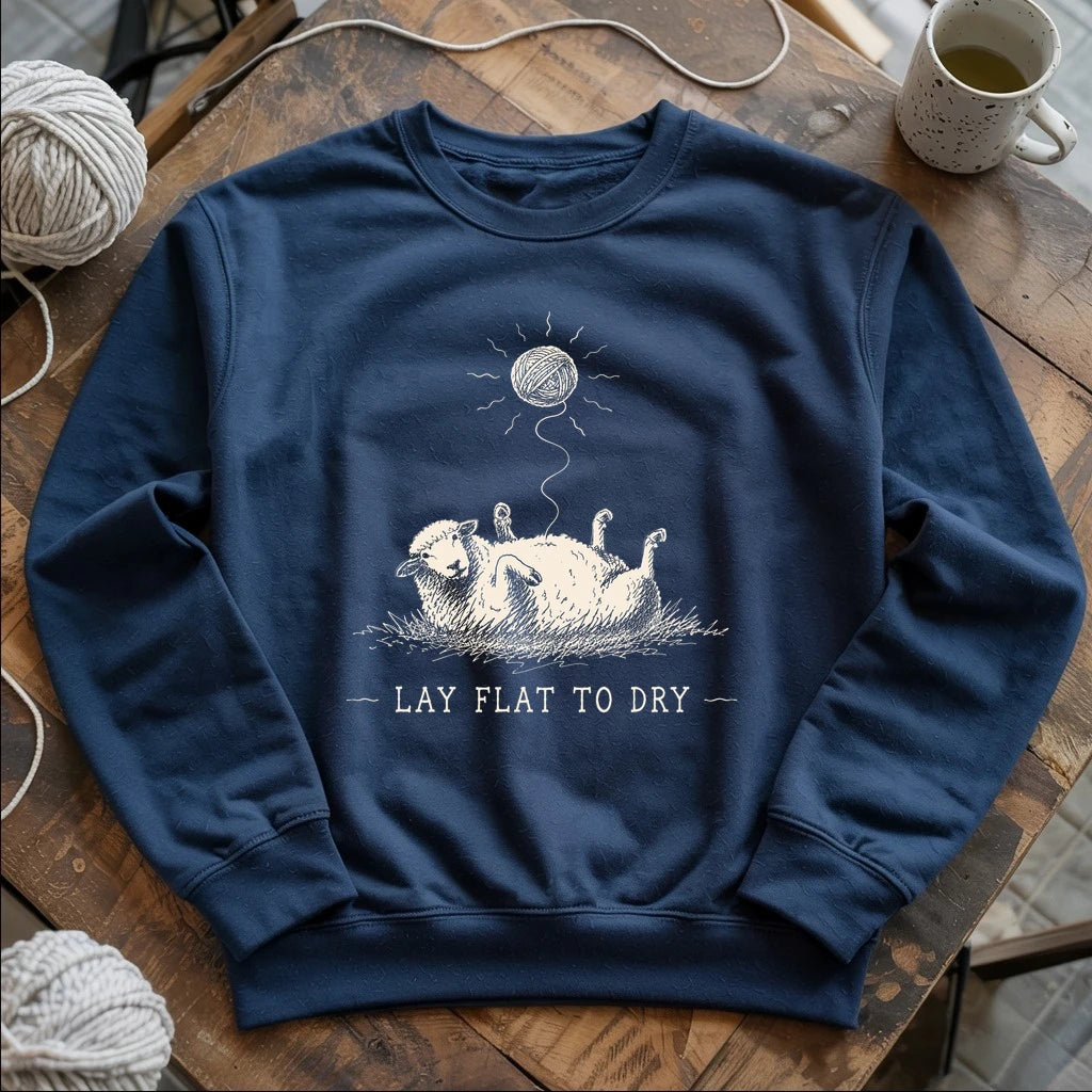 Lay Flat To Dry Sheep Sweatshirt