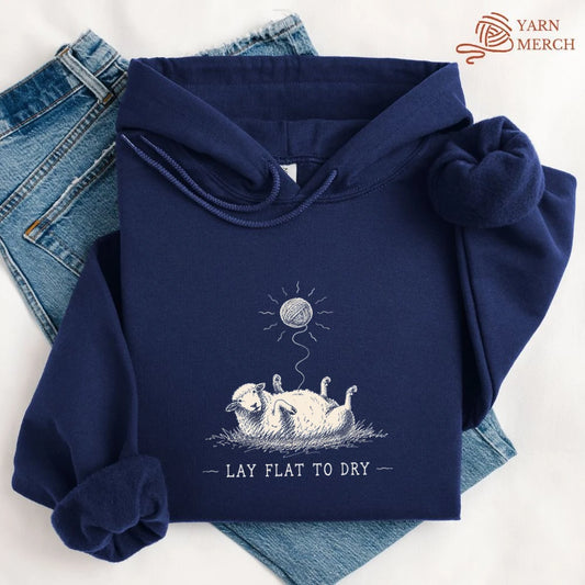 Lay Flat To Dry Sheep Hoodie