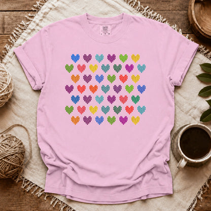 Comfort Colors Fair Isle Love T-shirt