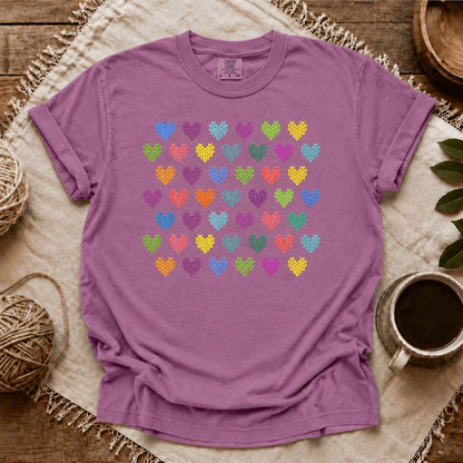 Comfort Colors Fair Isle Love T-shirt
