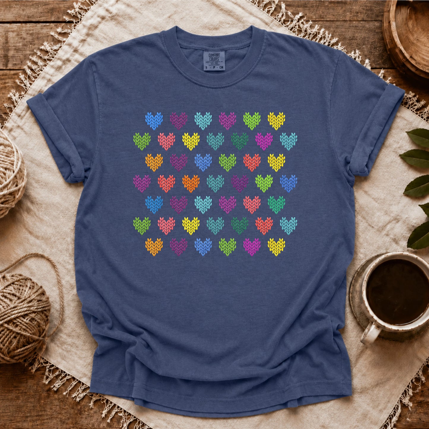 Comfort Colors Fair Isle Love T-shirt