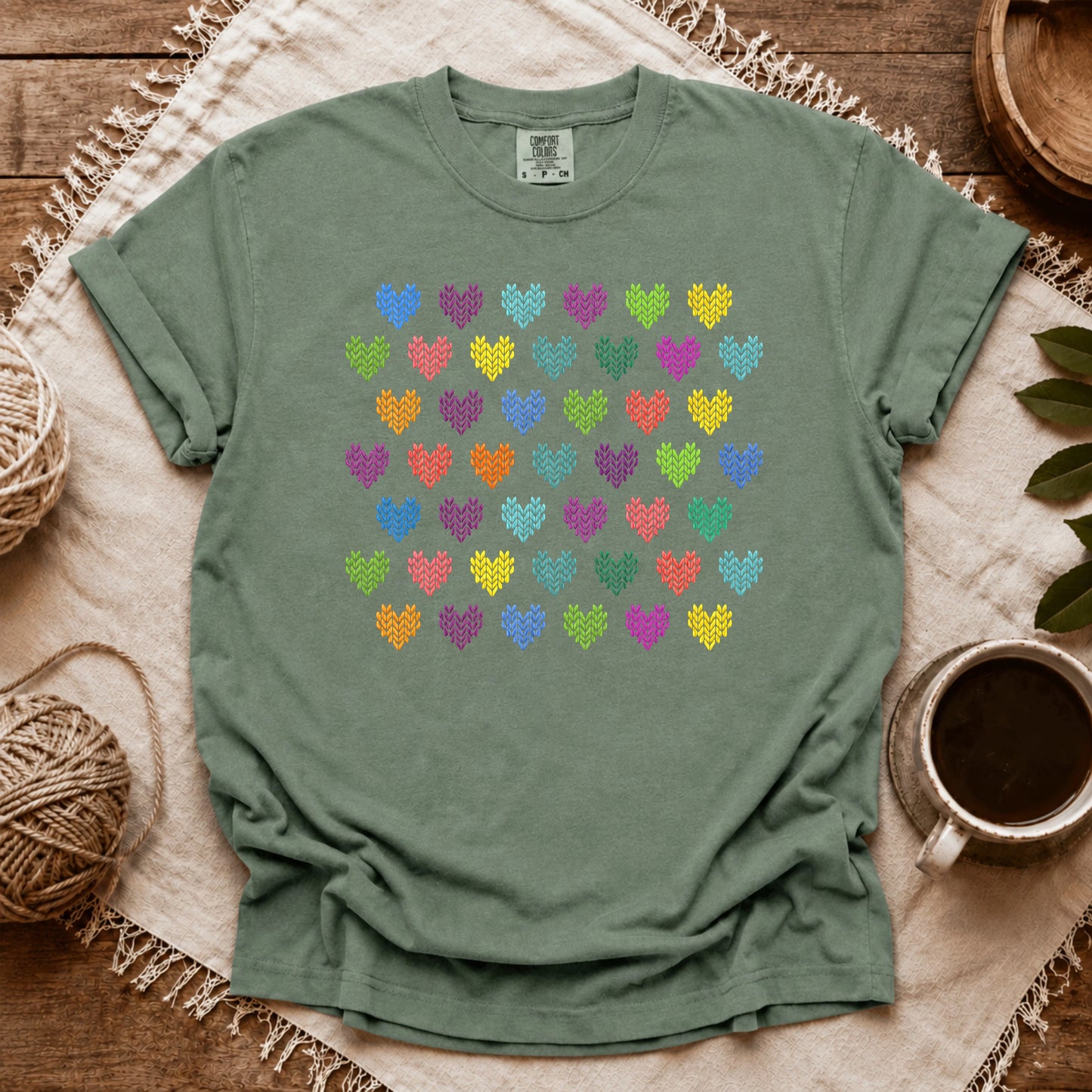 Comfort Colors Fair Isle Love T-shirt
