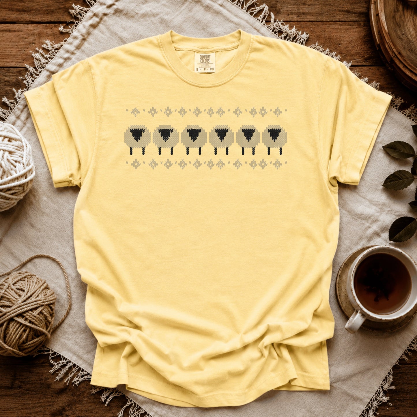 Comfort Colors Line Sheeps T-shirt
