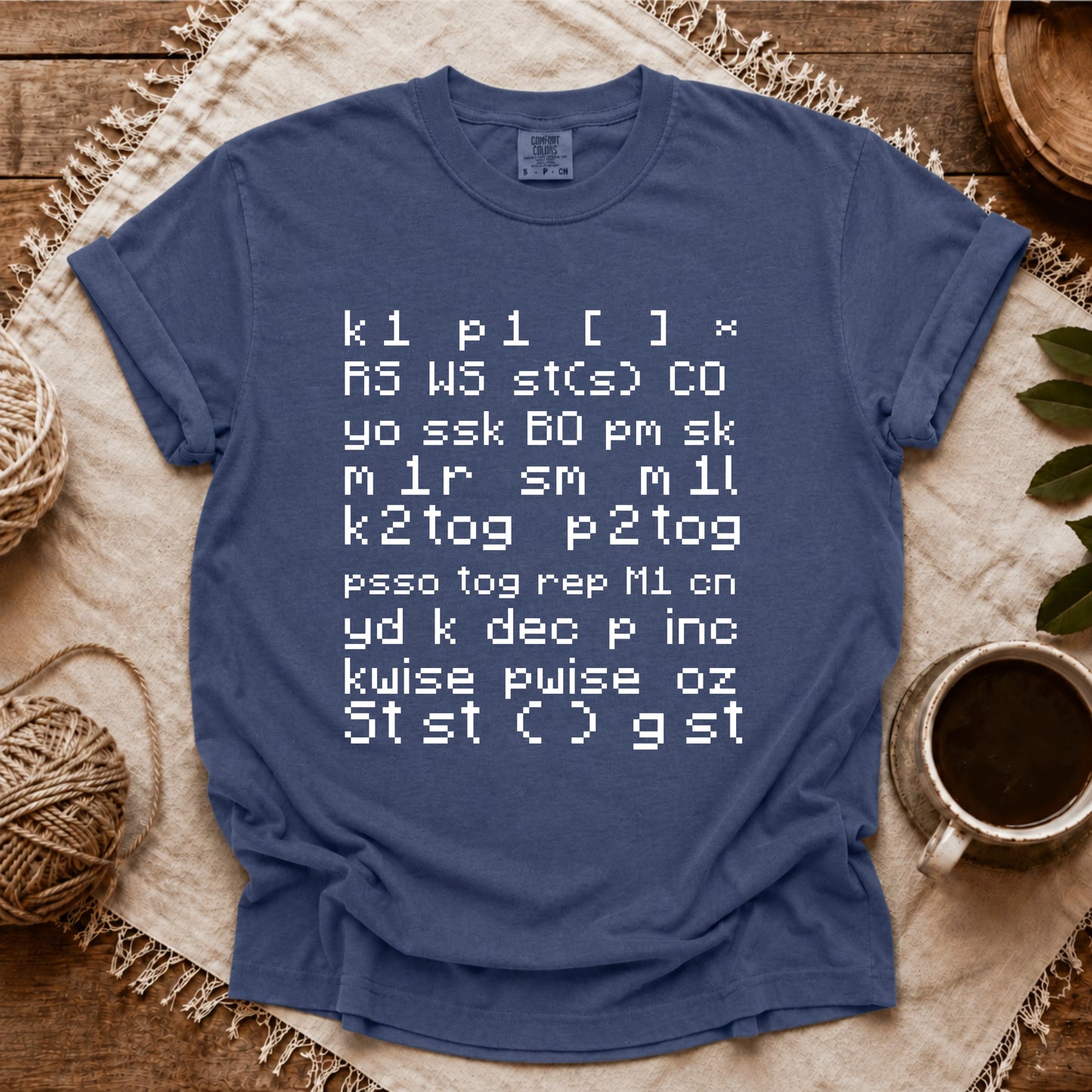 Comfort Colors Knitting Code T-shirt