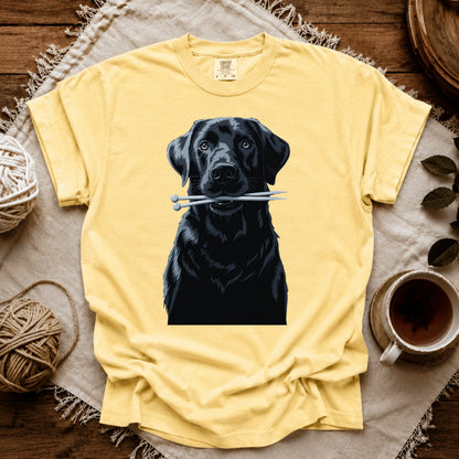 Comfort Colors Labrador With Needles T-shirt