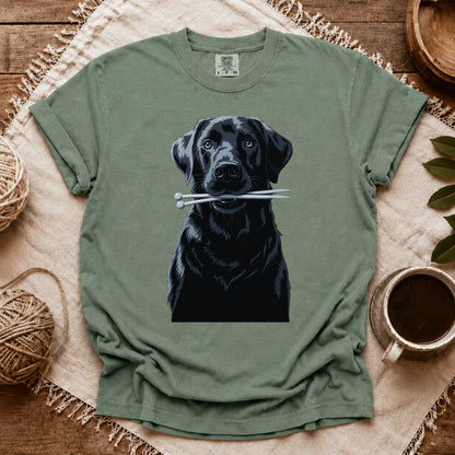 Comfort Colors Labrador With Needles T-shirt