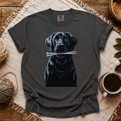Comfort Colors Labrador With Needles T-shirt