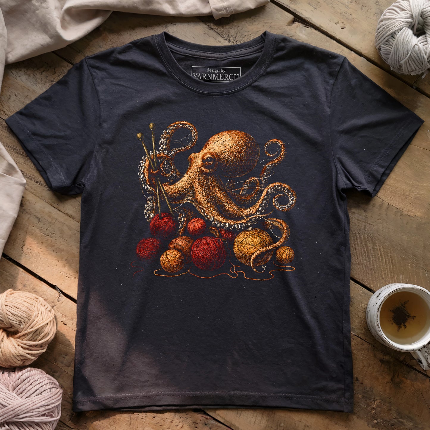 Knit With Octopus T-shirt