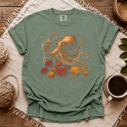 Comfort Colors Knit With Octopus T-shirt