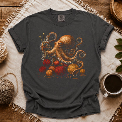 Comfort Colors Knit With Octopus T-shirt