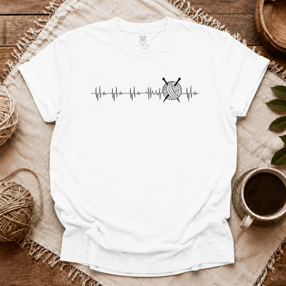 Comfort Colors Knit Heartbeat T-shirt