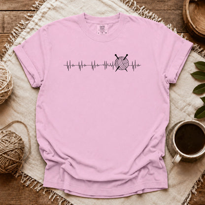 Comfort Colors Knit Heartbeat T-shirt