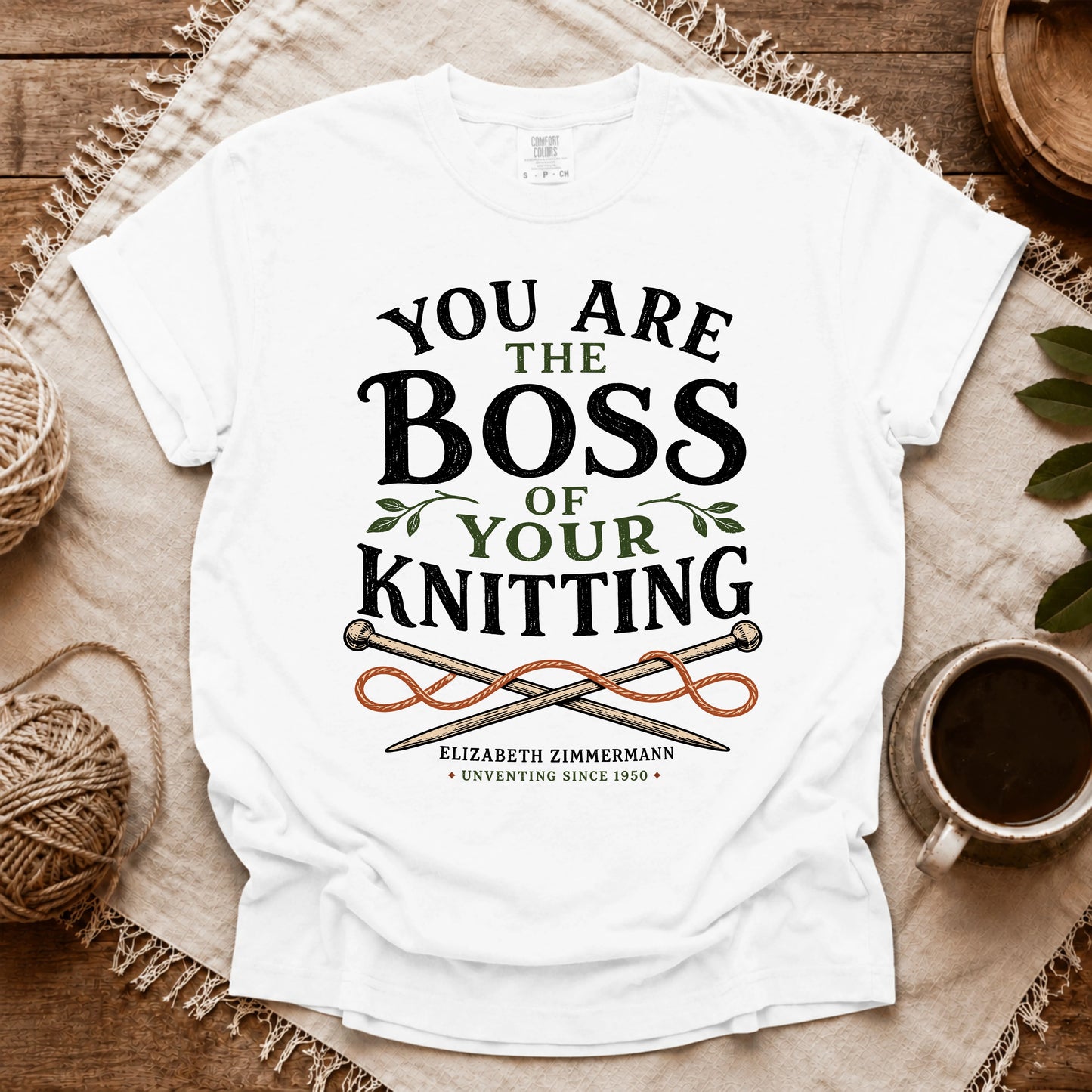 Comfort Colors You Are The Boss Of Your Knitting T-shirt