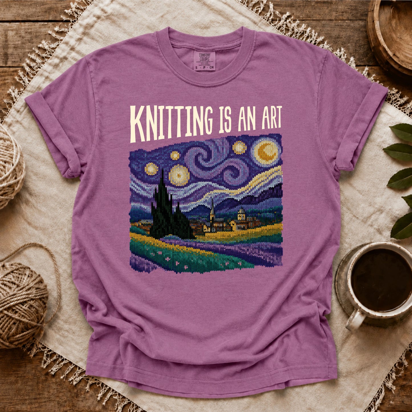 Comfort Colors Knitting Is T-shirt