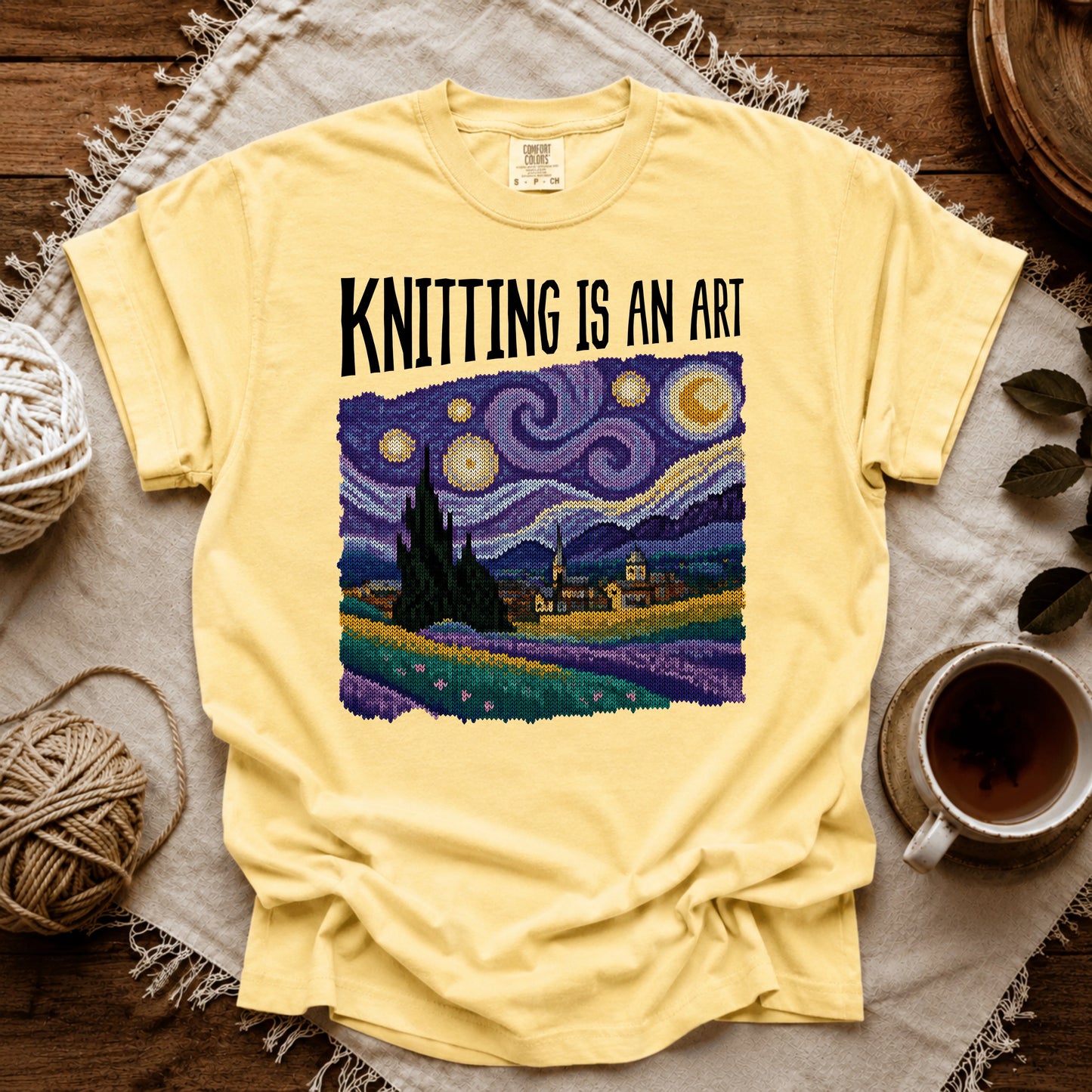 Comfort Colors Knitting Is T-shirt