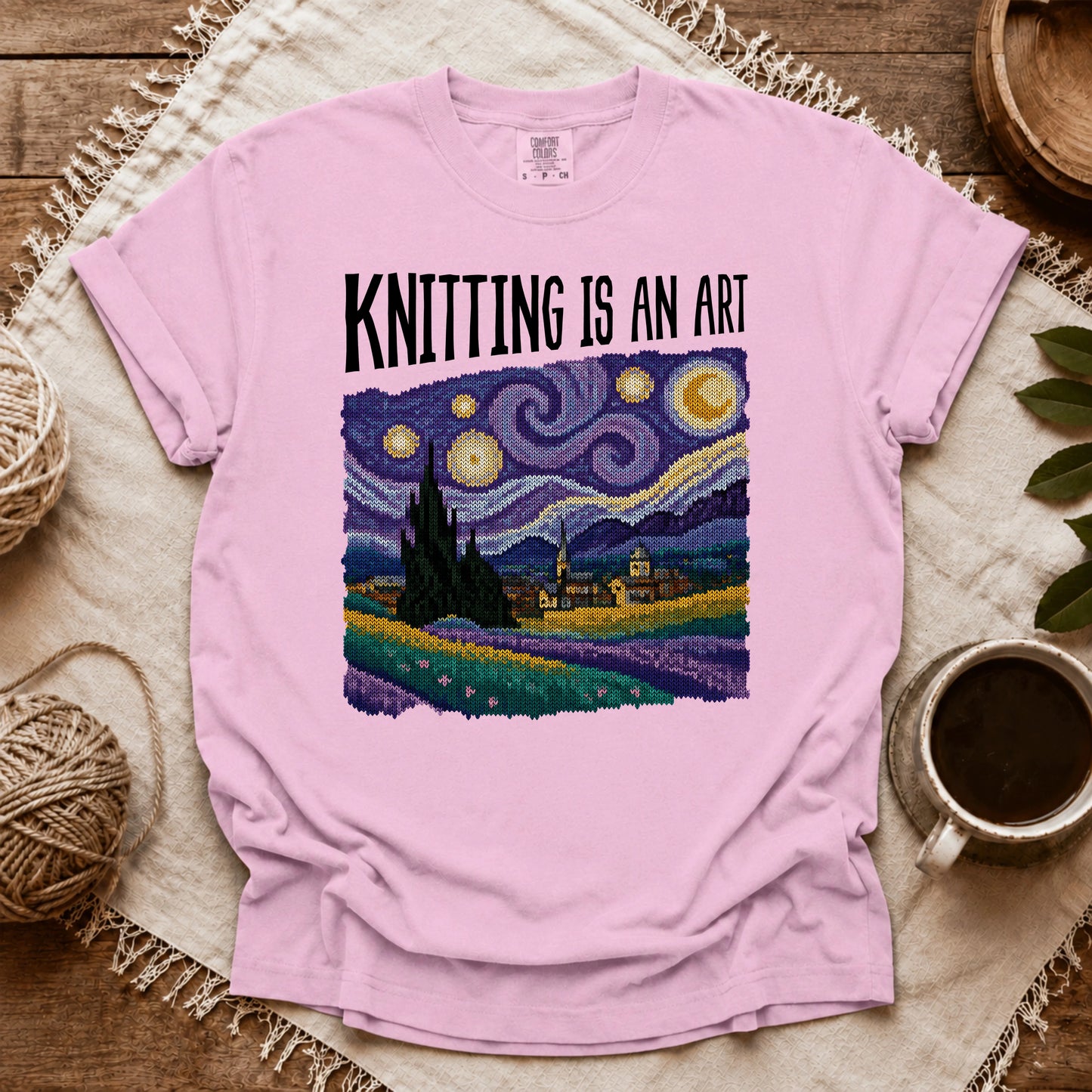 Comfort Colors Knitting Is T-shirt