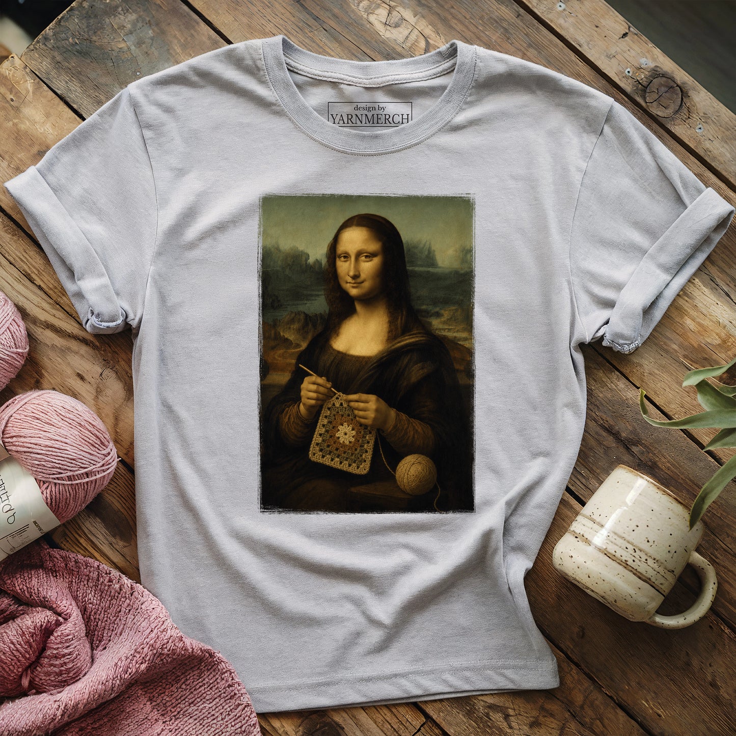 The Crochet Mona Lisa T-shirt