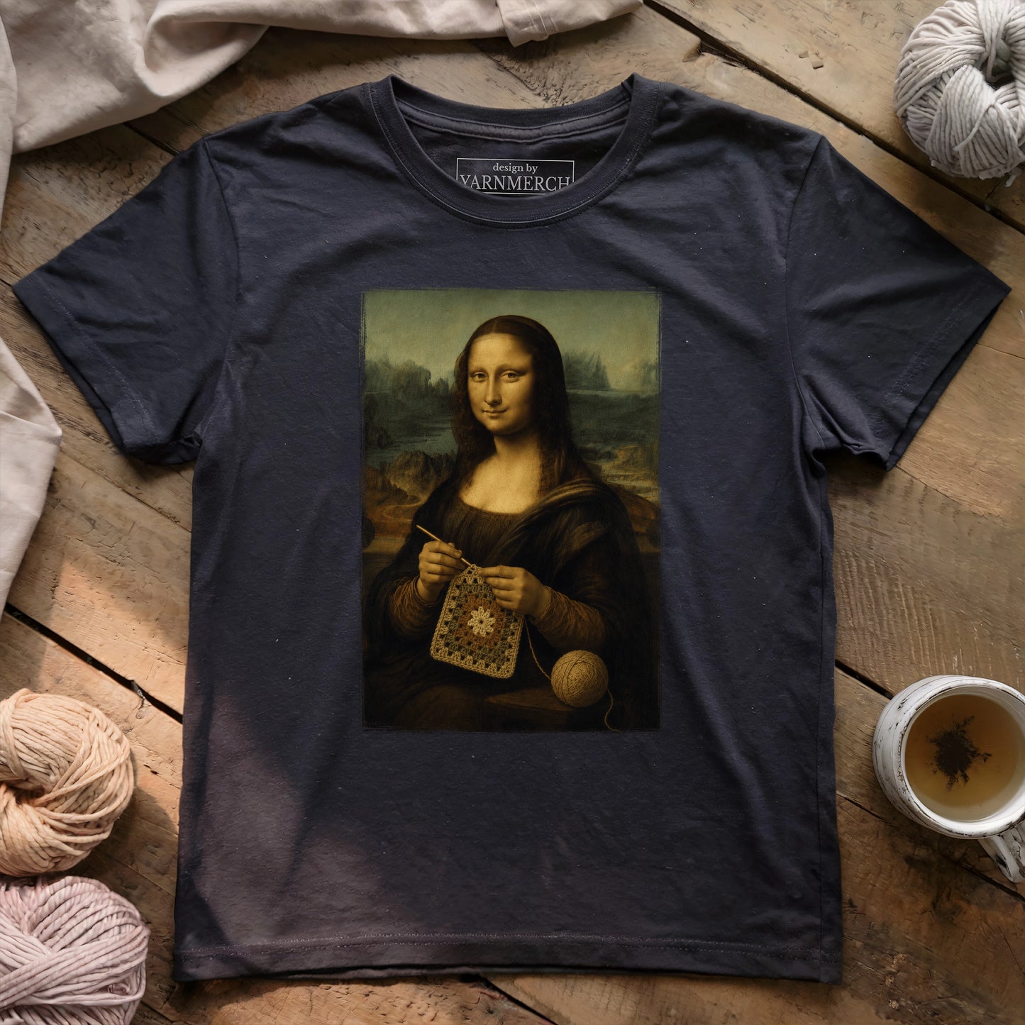 The Crochet Mona Lisa T-shirt