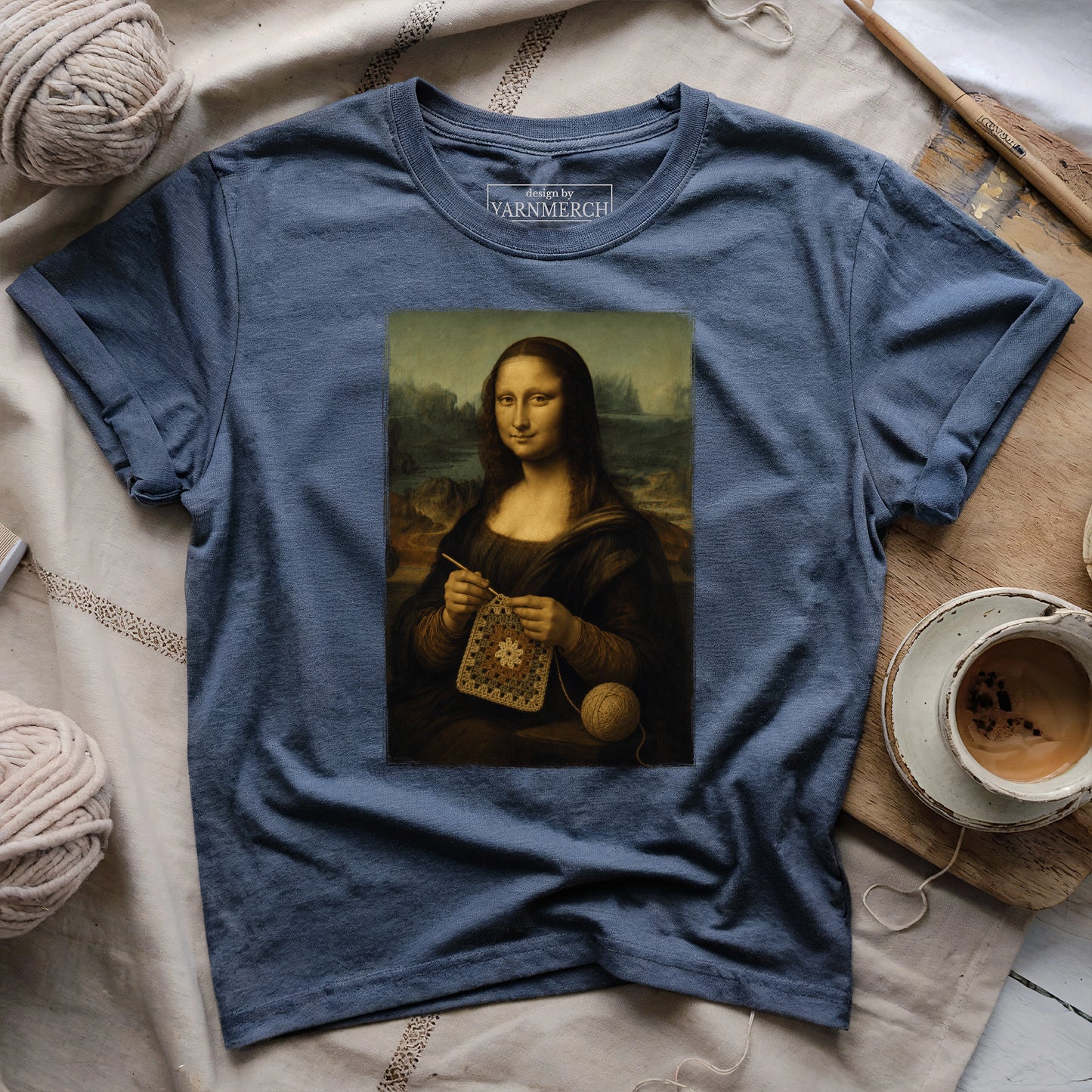 The Crochet Mona Lisa T-shirt