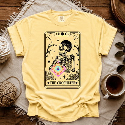 Comfort Colors Skeleton Crocheter Tarot T-shirt