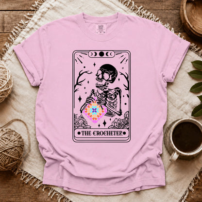 Comfort Colors Skeleton Crocheter Tarot T-shirt