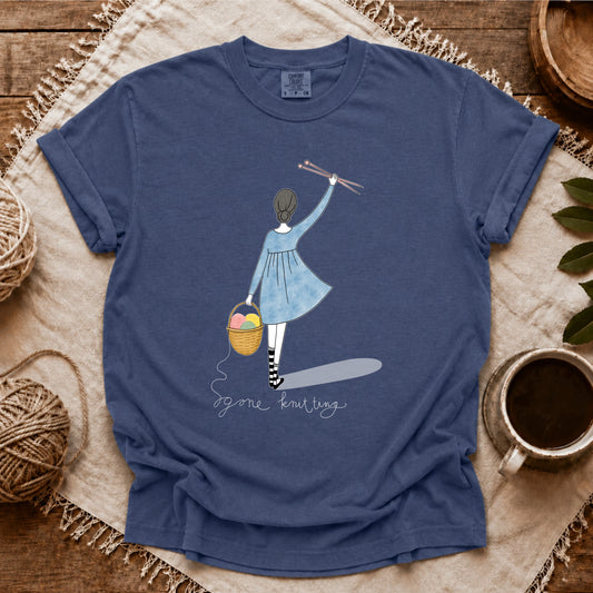 Comfort Colors Gone Knitting T-shirt