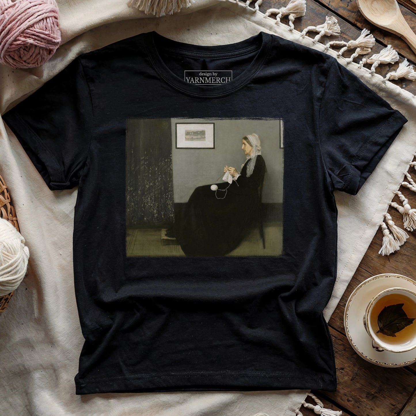 Whistler’s Knitting Mother T-shirt