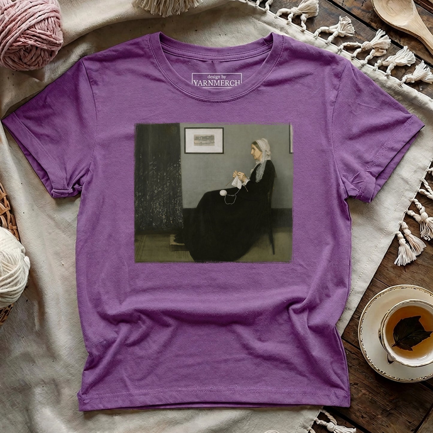 Whistler’s Knitting Mother T-shirt