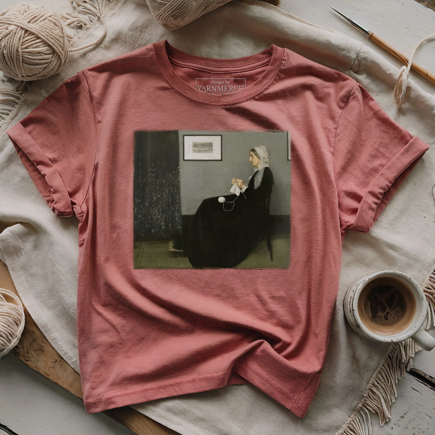 Whistler’s Knitting Mother T-shirt