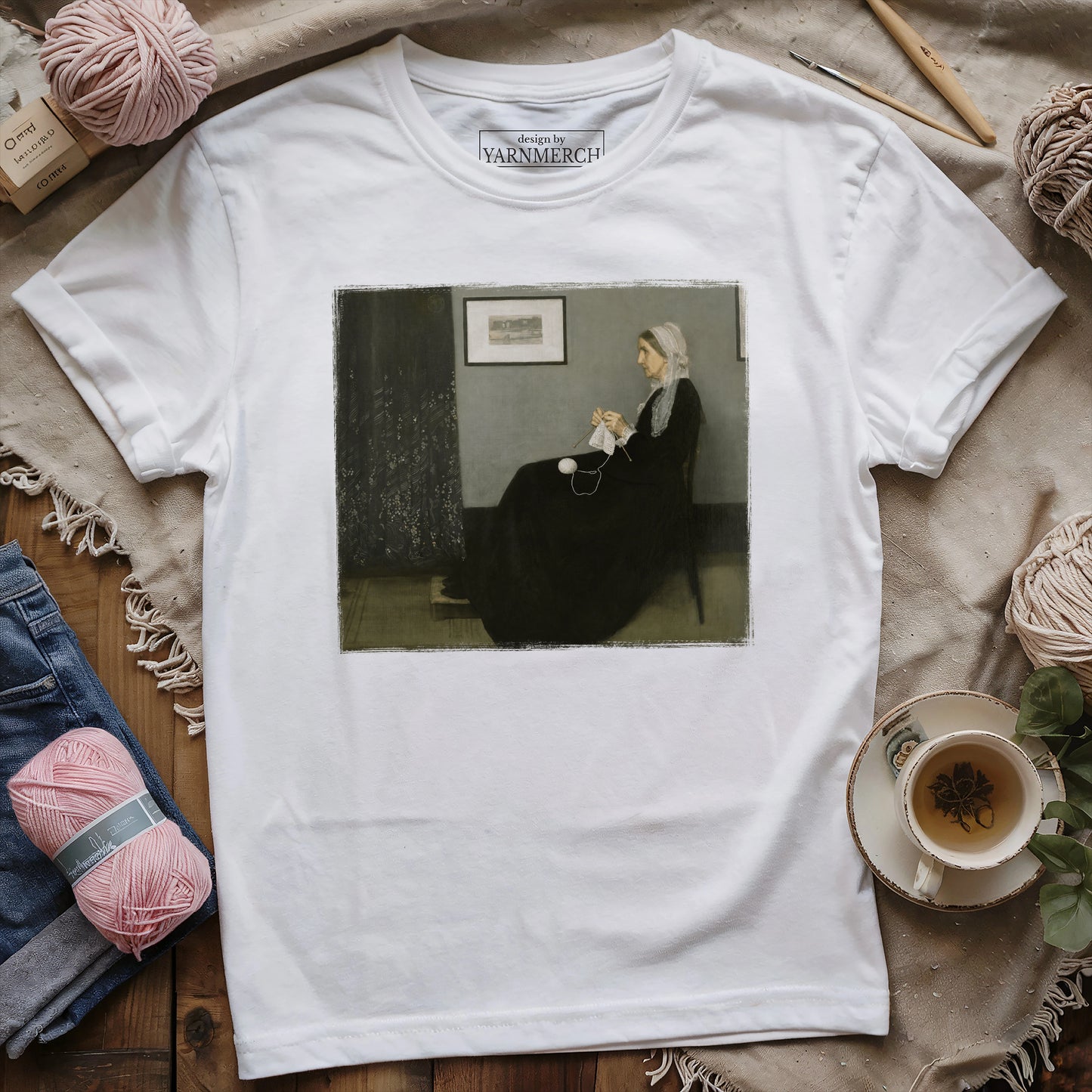 Whistler’s Knitting Mother T-shirt