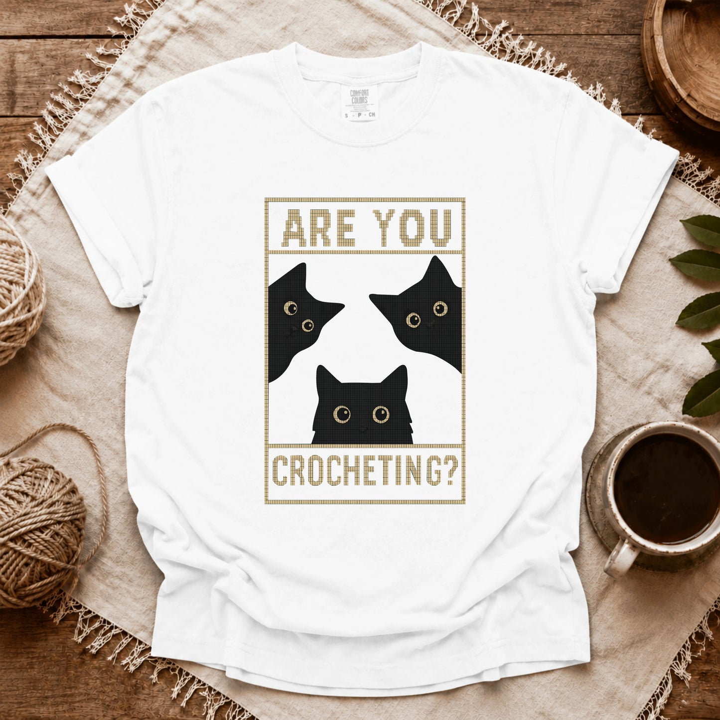 Comfort Colors Are U Crocheting T-shirt