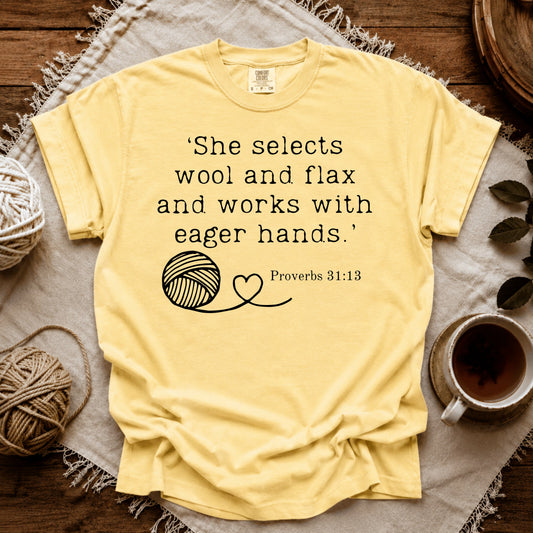 Comfort Colors Crochet In Bible T-shirt